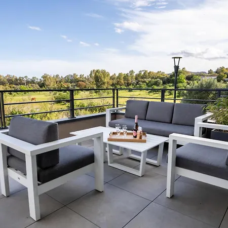 La Cle Terrasse, Proche Port,centre, Parking,clim アパート *